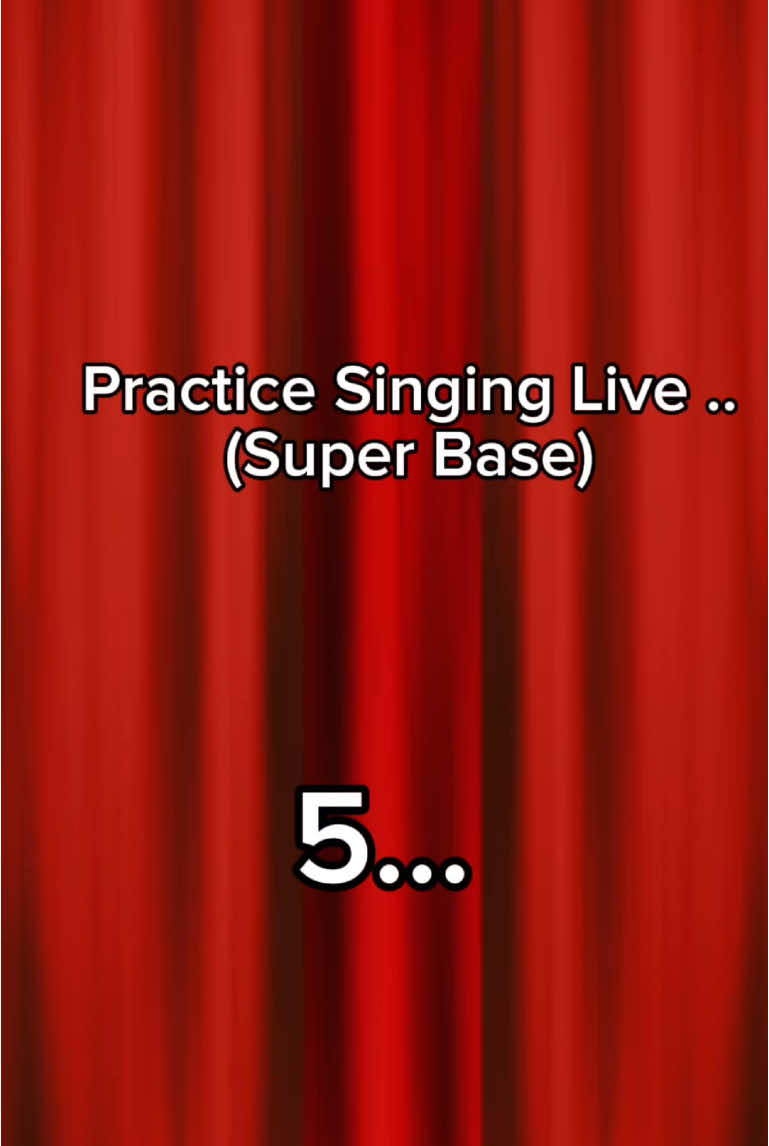 Comment what you want next. ! Super base #superbass #sing #teleprompterchallenge 