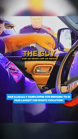 Man Illegally Handcuffed for Refusing to ID — Files Lawsuit for Rights Violation! #cops #copsoftiktok #copstiktok #foryour #fyp