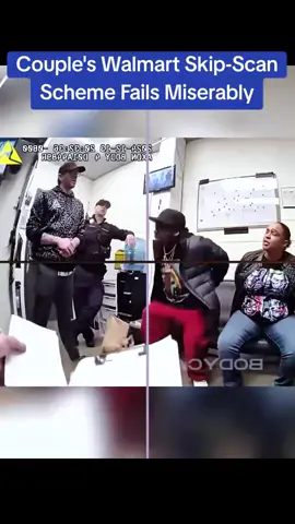Couple's Walmart Skip-Scan Scheme Fails Miserably #cops #copsoftiktok #police #policeofficer #policecar 