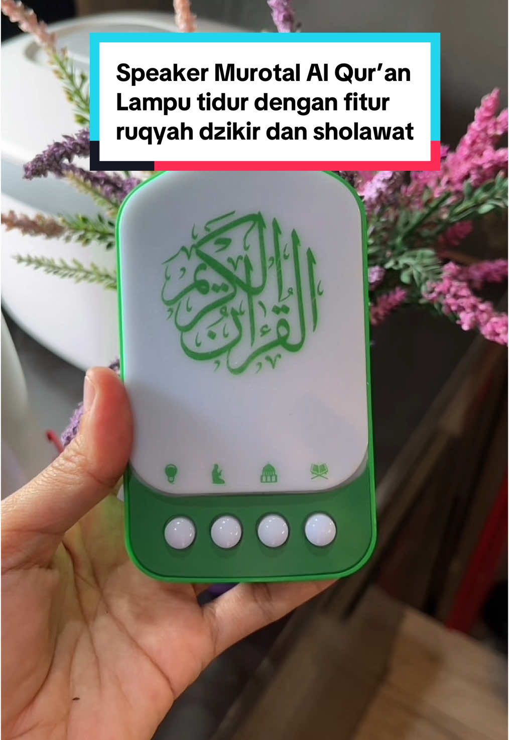 Speaker Murottal Al Qur’an bisa jadi lampu tidur langsung di colok kelistrik  bisa nyala 24 jam. Speaker bisa murottal ada dzikir, dan ruqyah juga. Dirumah sering merasa hawanya tidak nyaman rezeki terasa seret anak bayi suka nangis tanpa sebab bisa rutinin nyalakan ini dirumah #speaker #speakeralquran #murottal #lamputidur #lamputidurmurottal #speakermurottal #wibgajian #cuantanpabatas 