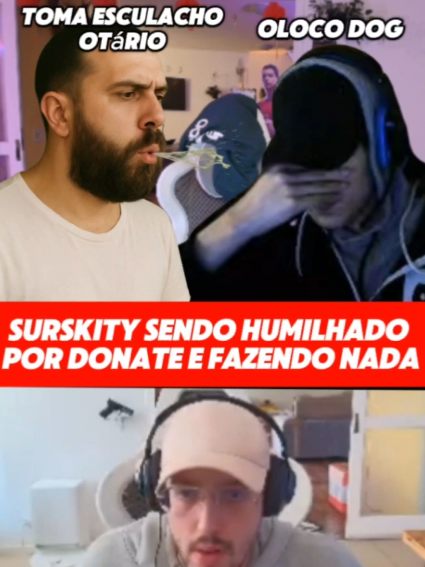 Surskity sendo humilhado por donate e fazendo nada #surskity 