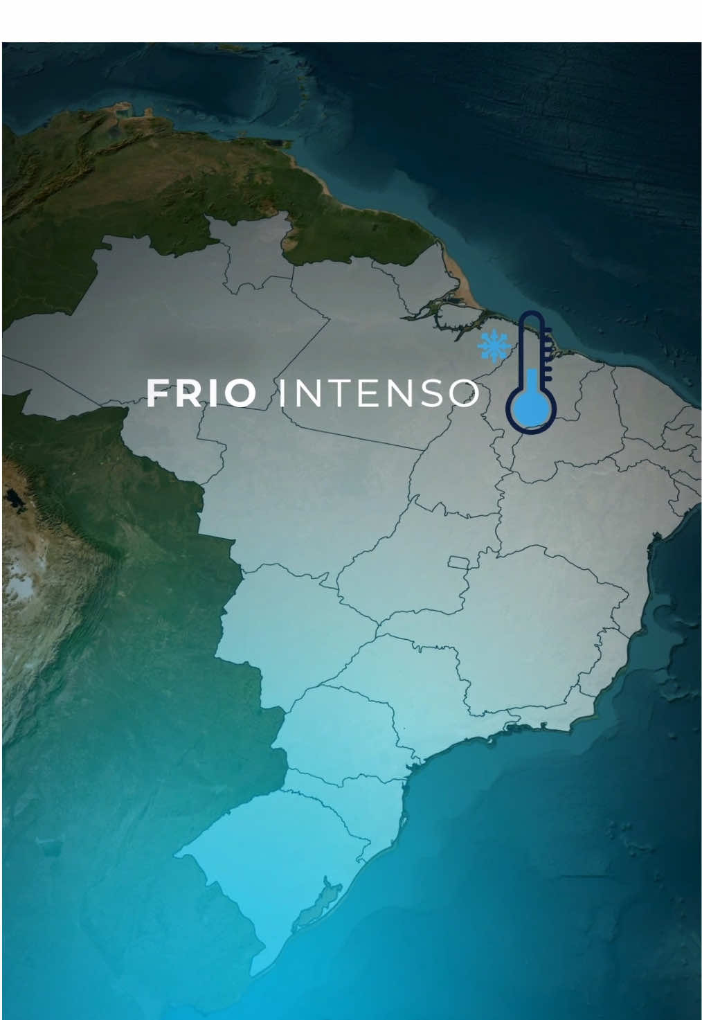 Frente fria a vista no Brasil 🥶 #frentefria #riograndedosul #santacatarina #meteorologia 