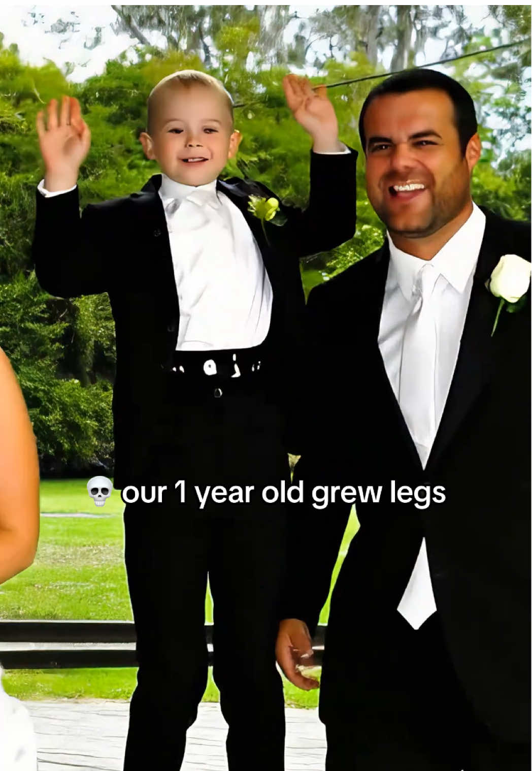 This one cracked me up. How is AI going to make my baby 6ft?! And ALL legs.