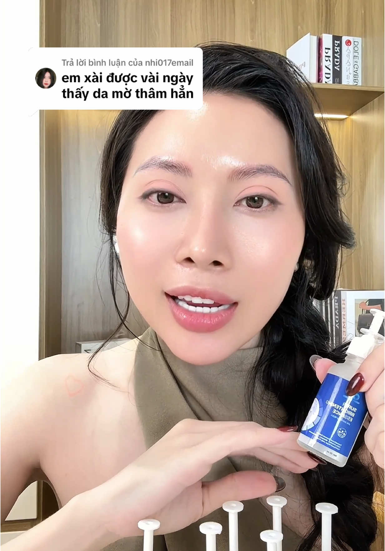 Trả lời @nhi017email Serum hổ trợ mờ thâm mà sáng da, hoạt chất làm trắng x2 lần #huongmanycolors #reviewlamdep #manycolors #skincare #serumkhutham #manycolorsvn #duongtrangda #serumsangda #thamnach 