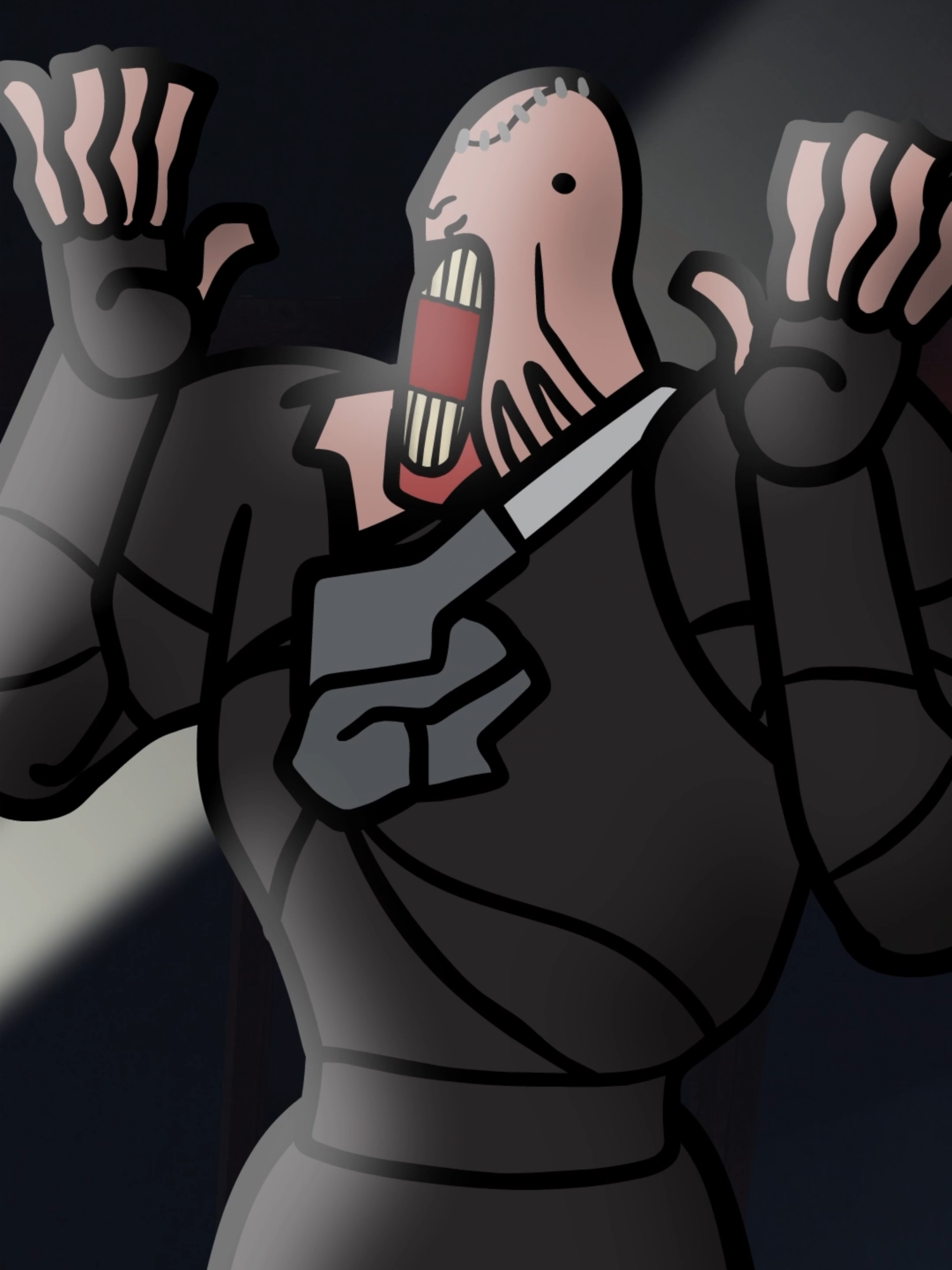 Jake’s JUICEY JUKES = Killer Deleted!  Unique pathing. Beautiful. #deadbydaylight #dbd #animation #meme #dbdmemes