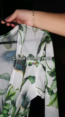 Canga Saída de Praia de tule estampado @MISSORDBR a #TikTokShopChegou #dicasdebeleza #comprinhas #achadinhos #modafemininatiktok 