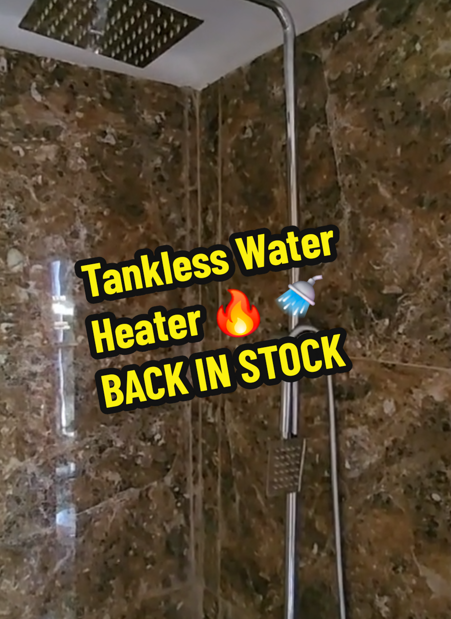 Only $599. #tanklesswaterheater #tanklesswaterheaters #waterheater #hotwater  for Trinidad & Tobago use 30amp breaker 🙏 Tried and tested 👍