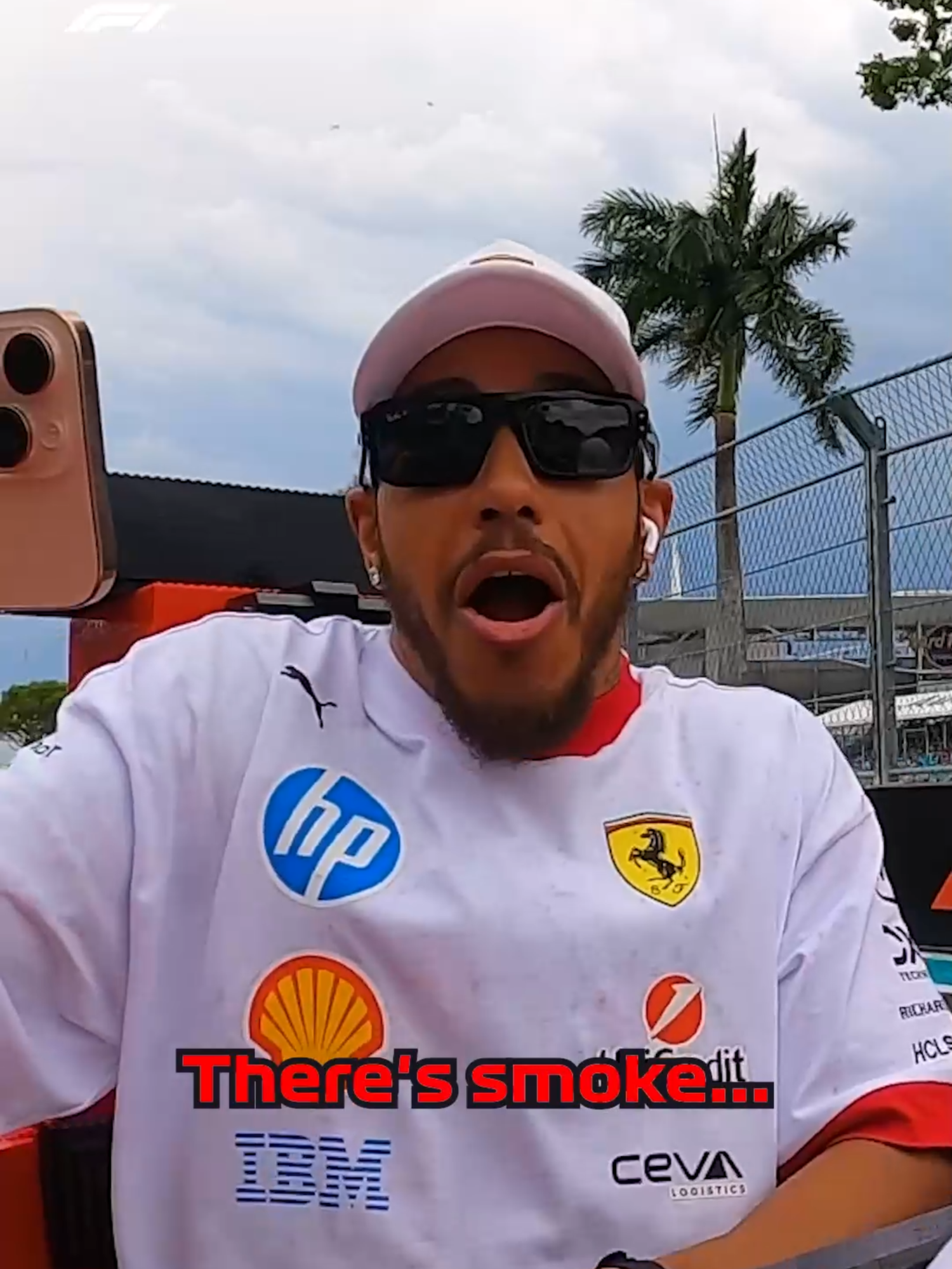 serious racing, huuuuge crash, major damage 😜 #f1 #formula1 #sport #Motorsport #miamigp #ferrari #alpine #mercedes