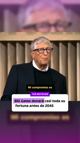 🚨El fundador de Microsoft planea entregar $200 mil millones a causas de salud y equidad global. 📌Crédito: CNN en Español #BillGates #Filantropía #FundaciónGates #Donación #SaludGlobal #Equidad #Microsoft #NoticiasUSA