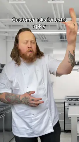 He’s gonna need some milk🔥👨‍🍳 #pov #chef #cook #food #kitchen #restaurant #relatable #waiter #waitress #funny #haha #lol #comedy #lmao #skit #cheflife #Foodie #tiktok #catgotyatongue #trend #viral #FoodLover #FoodTok #foodtiktok #tiktokfood #fy #fyp #fypシ #fypage #foryou #foryoupage 