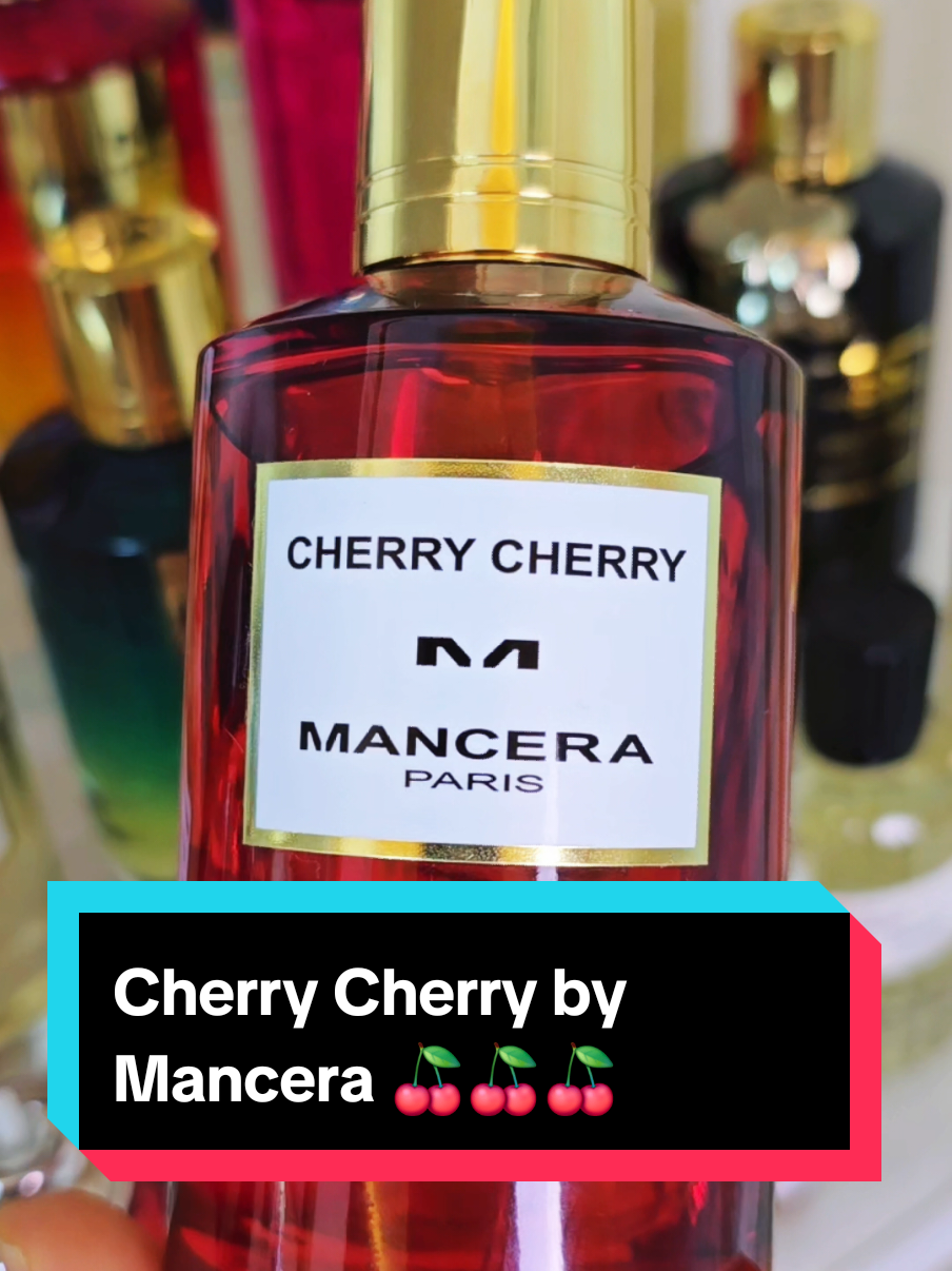 Cherry Cherry by Mancera @Europerfumes @Mancera  #SOTD #fragrance #perfume #mancera #cherryfragrance #newperfume #newlaunch #newfragrance #cherryperfume 
