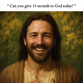 Can you give 15 seconds to God today?... 🙏🎧  #God #Faith #Jesuslovesyou #bibleverse 
