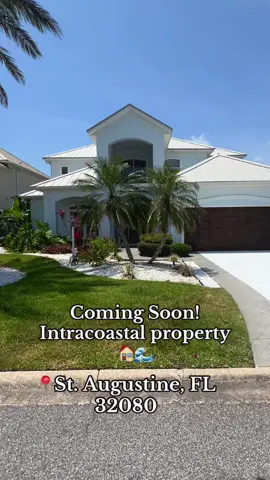 🏠COMING SOON!! Beautiful St. Augustine Waterfront Home! DM For Details 🔑 #realestateinvesting #staugustine #sta #waterfront #waterfronthomes #comingsoon #32080 #beach #saintaugustine #flordia #FL #NEFL 