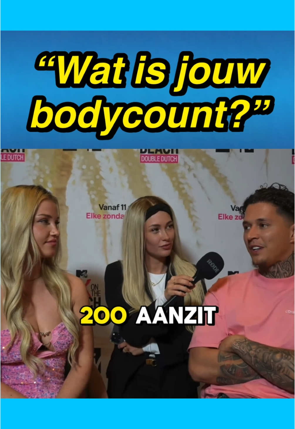 Zondag online op YouTube: RapNieuwsTV‼️ @BoerinAnna doet een interview met de deelnemers van Ex On The Beach: Double Dutch #eotb #exonthebeach #interview 