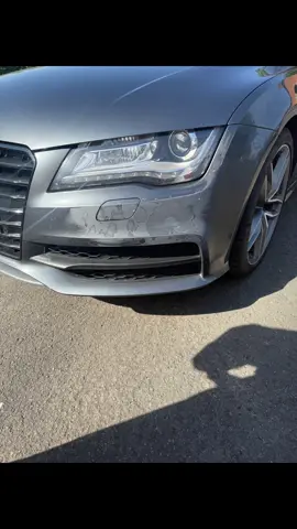 Quick bumper corner on a  Audi a7 repaired and painted Daytona grey beautiful colour 👌🏻 another loyal customer smart touch loving this weather #smarttouch 