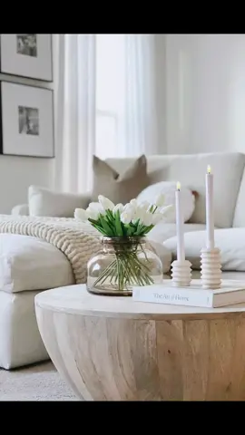 Dreamy 🤍💭🌾🌿 #interiordesignideas #sidetabledecor #homeimprovement #wooddecor #coffeetable #coffeetabledecor #homedecoration #aestheticvideos #consoletablestyling #homedecoration 