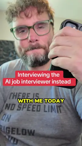 I hope all these AI job interview agents are making sure somebody can’t do the reverse and interview them instead. Please know this is clearly a joke and don’t do this on your jobsearch! #jobsearchtips #careeradvice #jobinterviewtips 