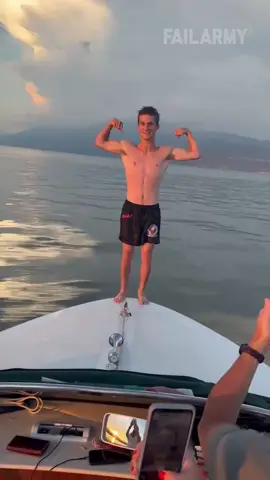 Doing my White Lotus Season 2 impression... 😩 🤣 #backflip #boating #brofail #fail