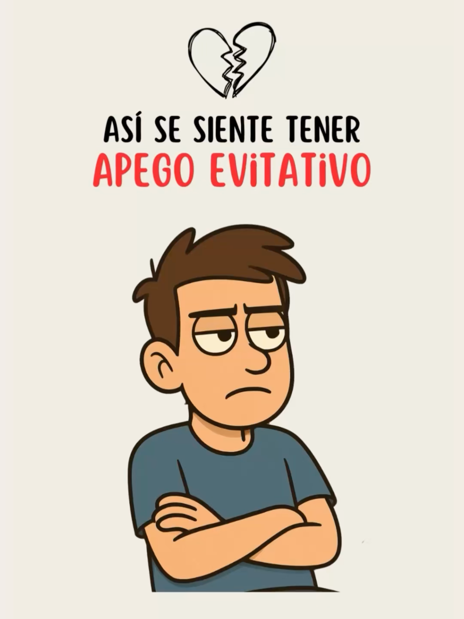 Así es tener Apego Evitativo 😣 #apegoevitativo #apegos #avoidantattachment #attachmentstyle #relaciones #amor #amorpropio #autoestima #psicologia #Relationship #amarodepender #independencia