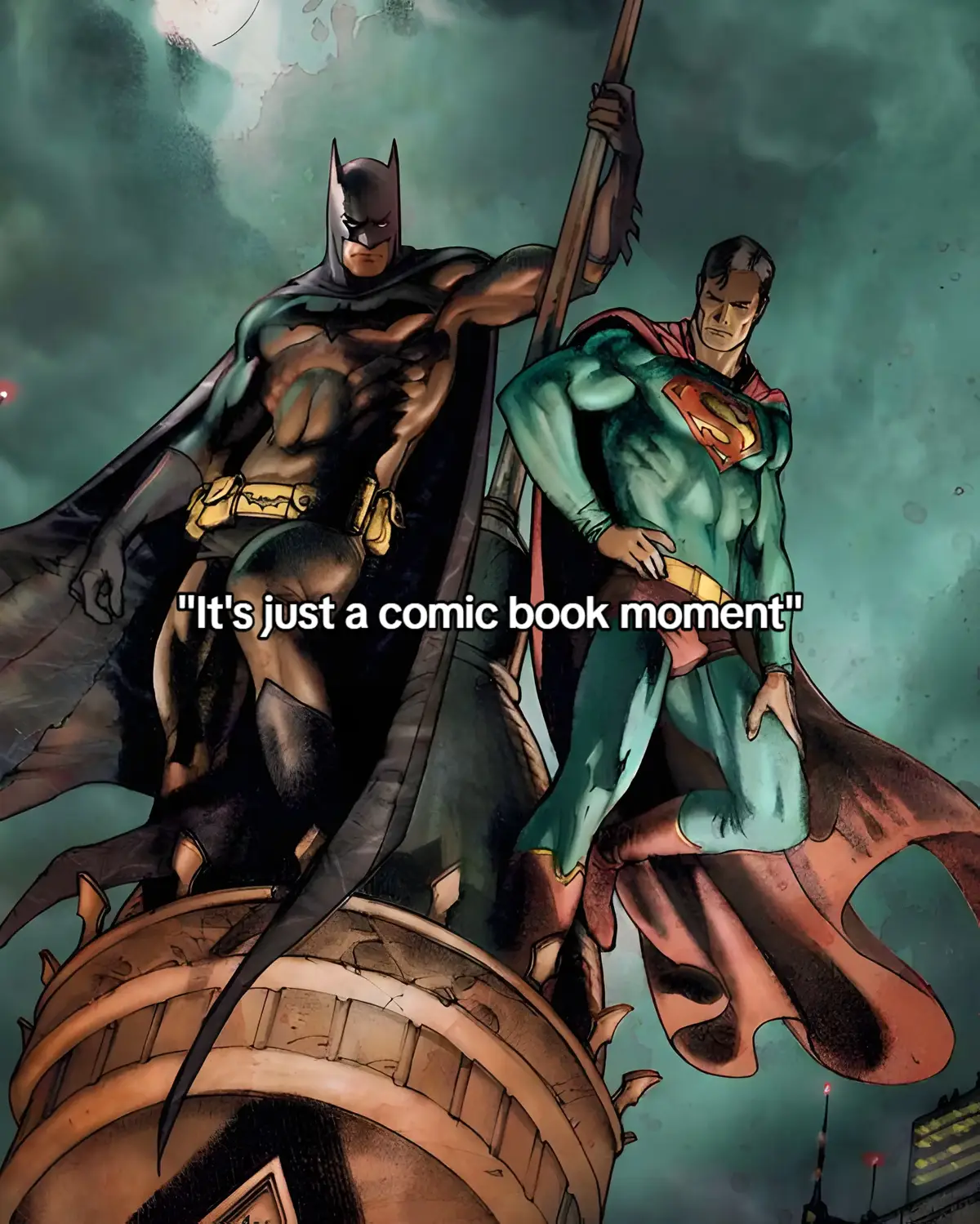 Batman and Superman #batman #brucewayne #superman #clarkkent #kalel #dc #dccomics #comicbook #madmagazine #moment #funnymoment #peak #duo #foru #fyp 