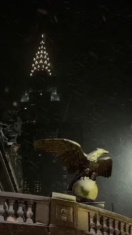 snowstorm in the city #newyorkcity #darkaesthetic #fyp 