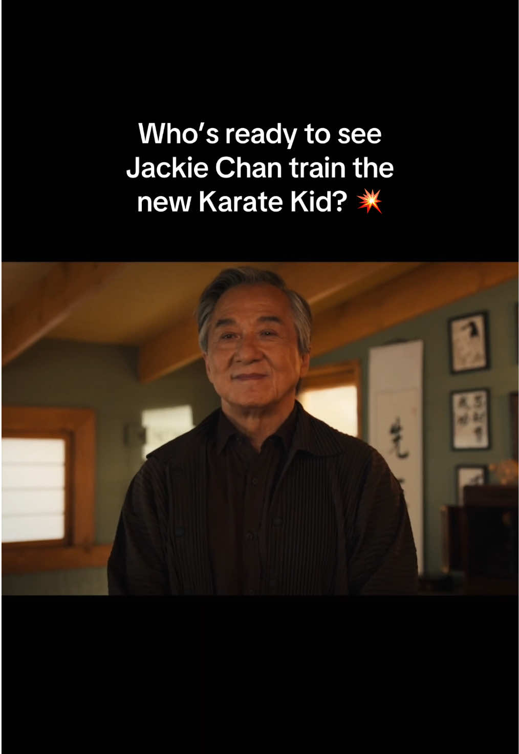 “The opponent will not take it easy on him, why should I?” 🫳🎤 Karate Kid: Legends is exclusively in movie theatres May 30. #KarateKidMovie #JackieChan 