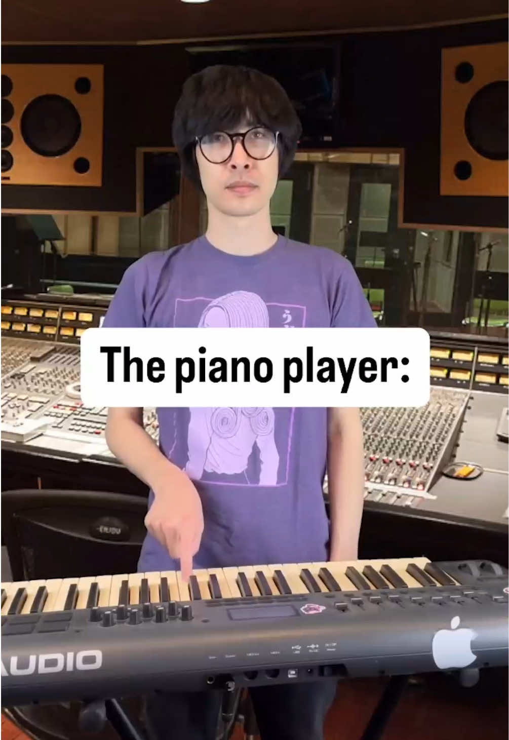 Tough day in the studio! (📹 via TikTok/mileslargetv)