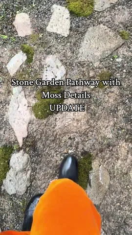 More progress on my garden stone pathway #diygarden #garden 