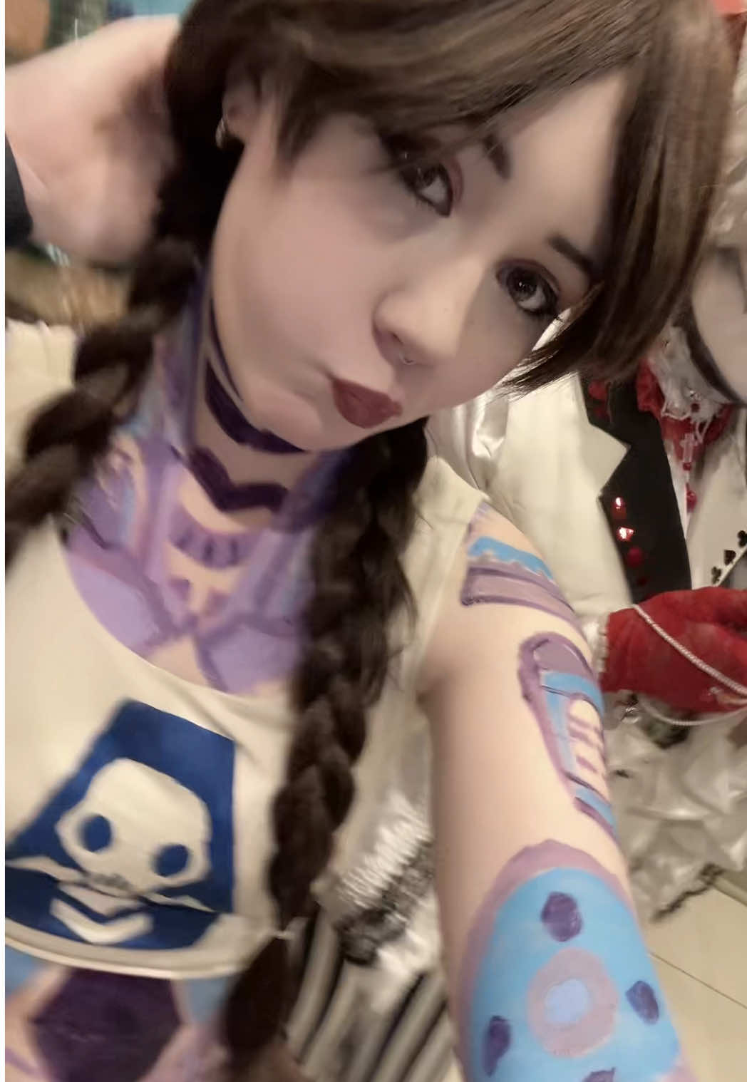#JULES |🩶⚙️| Guys somebody be the mechanist to my jules please 💔💔💔☹️ #stxarscos #fyp #toryoupage #fypcosplay #fortnite #fortnitecosplay #jules #julesfortnite #julesfortnitecosplay #fortnitejules #cosplay #makeup #paint #art #hello #fortnitebp #fortnitechapter2 #victoryroyal 