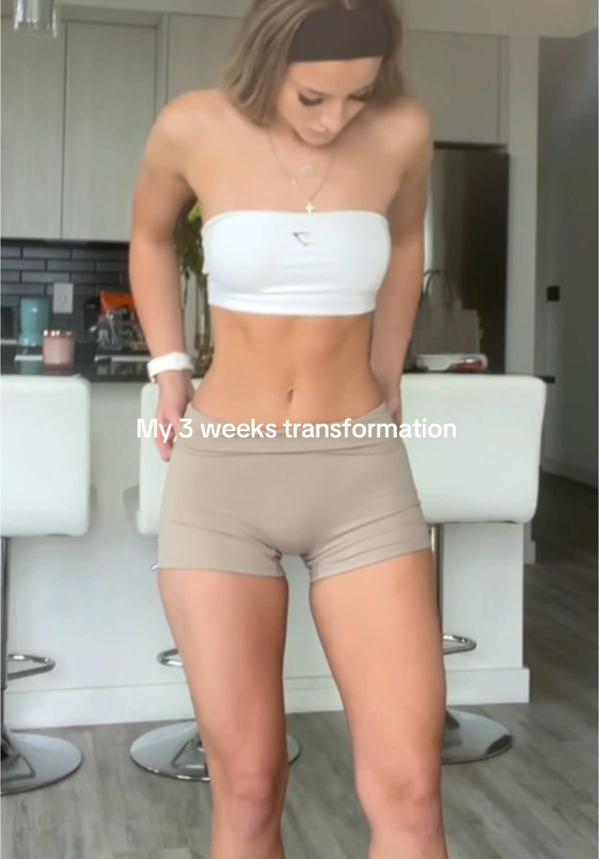 My 3 weeks transformation  DM ME “READY” to transform your body and mind  Let’s Focus together 🫶🏼❤️  #fyp #GymTok #transformation 