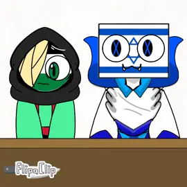 palestina and Israel make a cake! #trending #countryhumans #cake #fpy #animation 