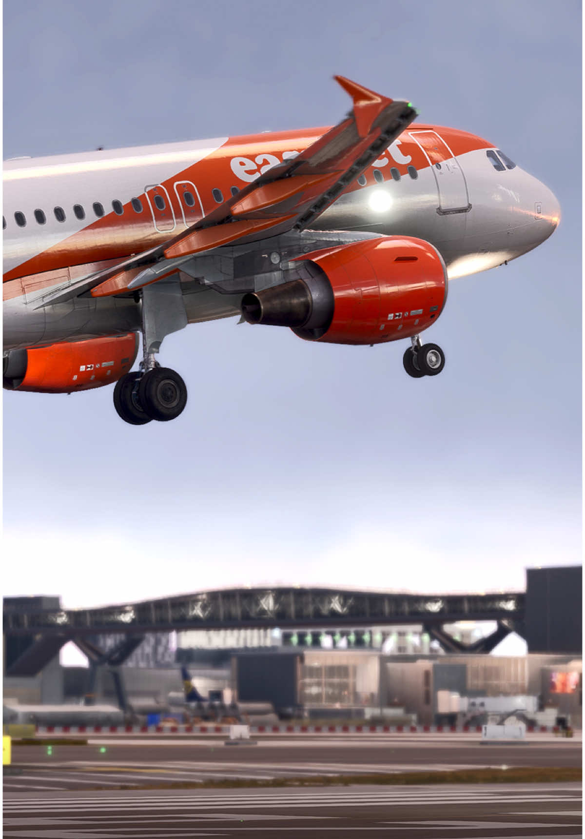 London Gatwick, one of the busiest single runway airports in the world 🌎 ✈️ Out now for MSFS 2024!🚨#msfs #flightsimulator #reels #flightsim #foru 