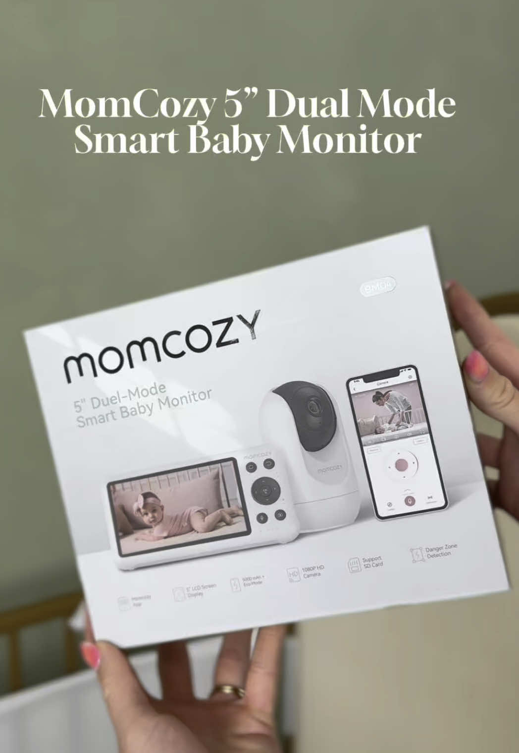 The new MomCozy 5” Dual Smart Baby Monitor 👀🙌🏼☺️ Promo code “JENNA20CA” for 20% off on Amazon, link in bio 🫶🏼✨  @Momcozy Official  #momcozy #momcozylife #momcozybabymonitor #MomcozyBm04#momcozycamera #babycamera #babyshower#mothersday#mothersdaygift#mothersdaypresent
