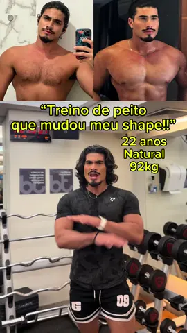 Melhor treino pra ficar com peito de MACHO ALFA💪🏻🌱