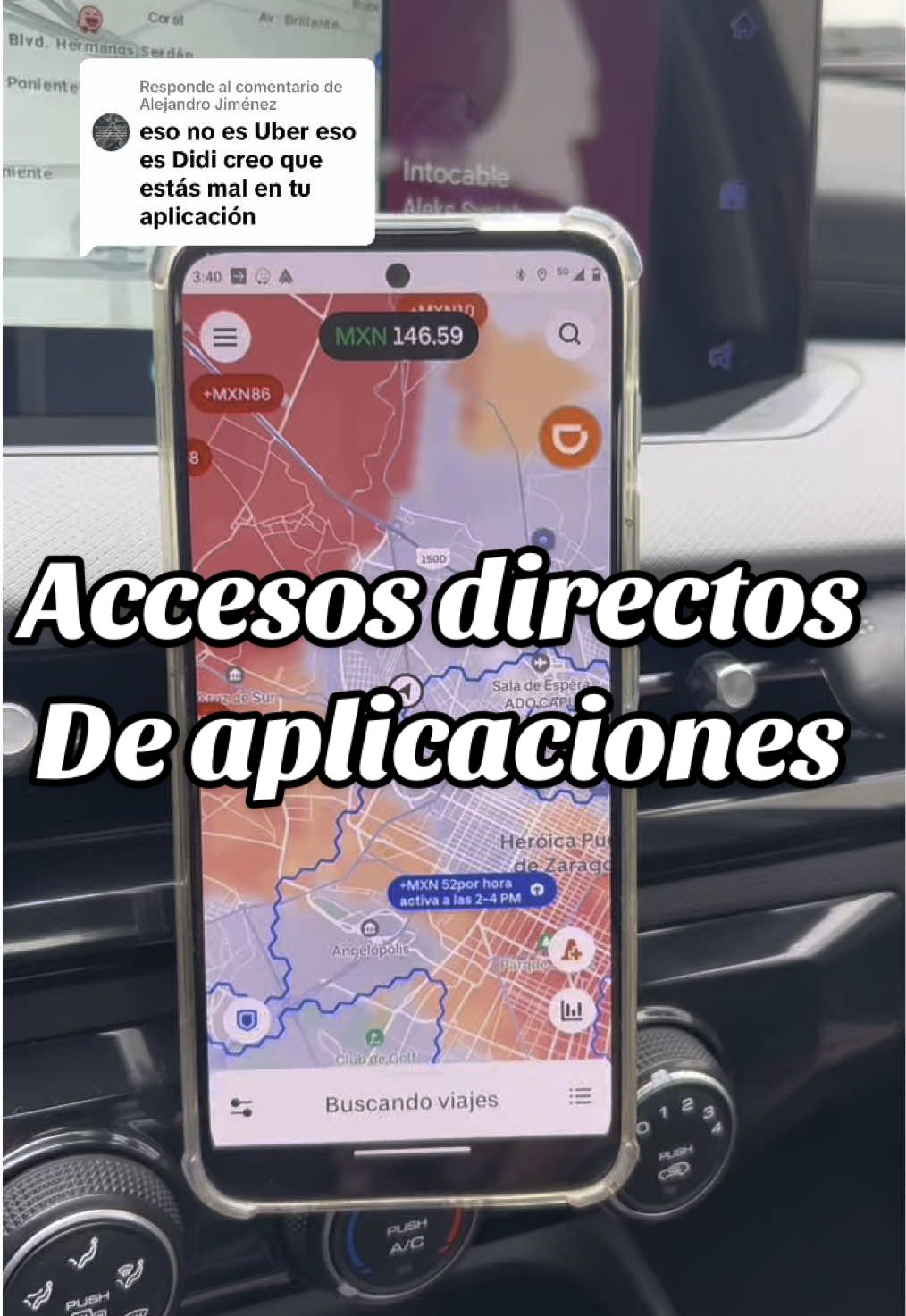 Respuesta a @Alejandro Jiménez  Acceso directo de #uber #didi e #indrive  #plataformasdigitales #no_regales_tu_trabajo #envidiosos #desquehacerados #aplicaciones 
