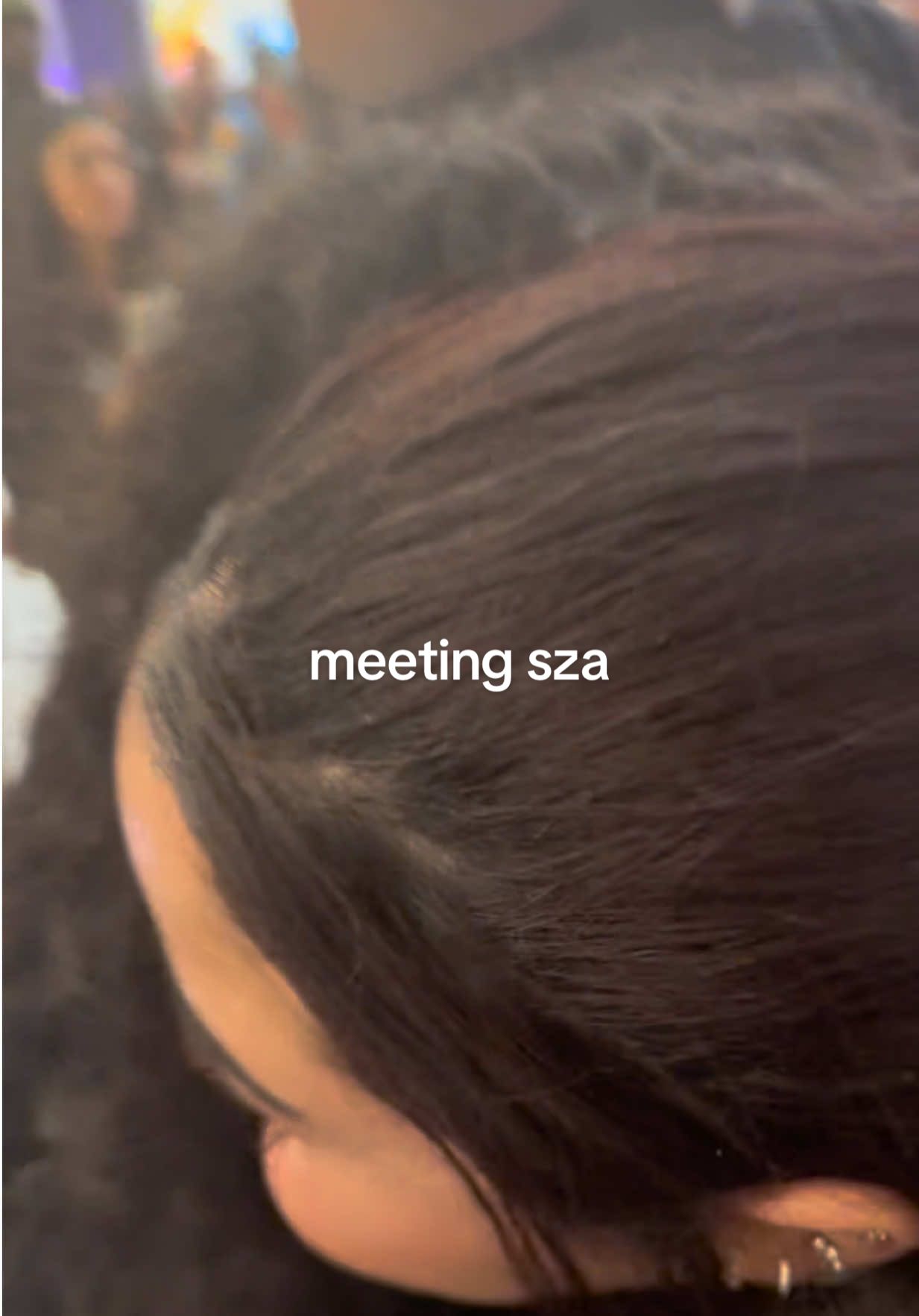 literally the sweetest person and she remembered my friend who met her 2 weeks ago🖤 #sza #fypシ #myvideo #notbeauty #gnx #gnxtour #fyp 