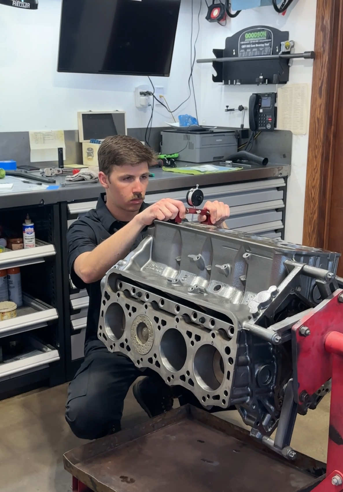 7.3 Ford Power Stroke Engine Build with Bob the Builder #autoshop #autorepair #carrepair #enginebuild #enginerepair 