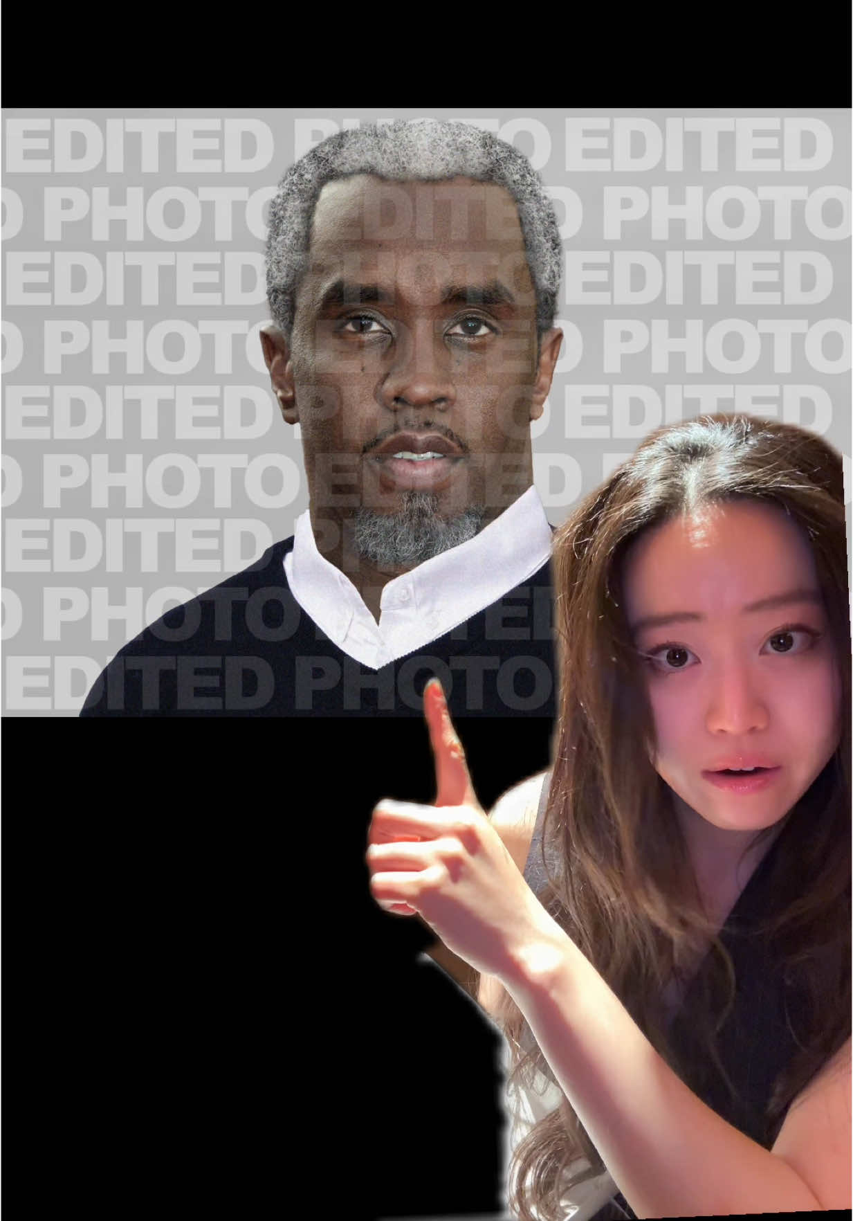 This is what Diddy looks like in court. THIS IS A PHOTOSHOPPED PICTURE / NOT REAL. Just for reference since cameras aren’t allowed. 