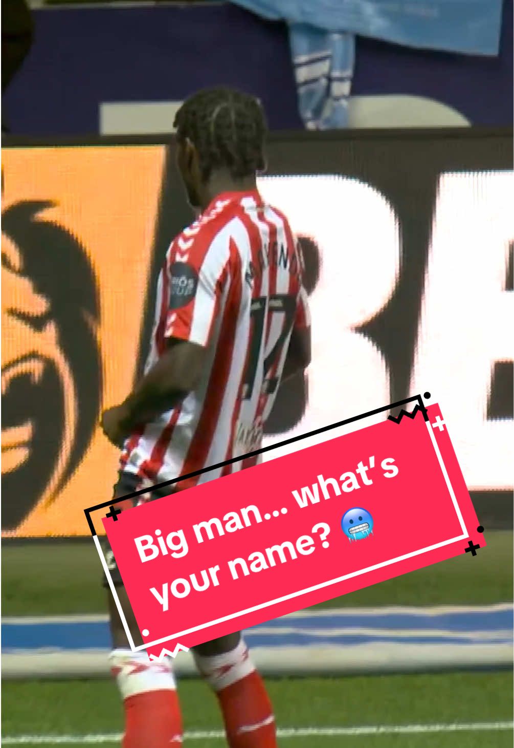 Big man… what’s your name? 🥶 #safc #sunderland #eliezermayenda #goal #efl #championship #football #footballtiktok 
