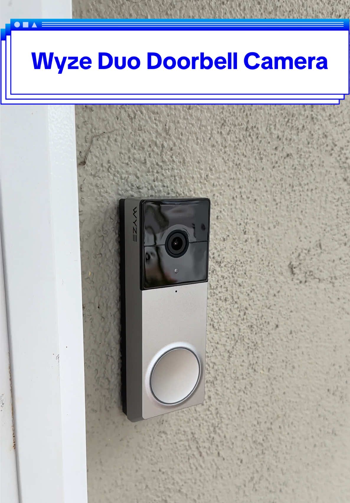 Hands down having two cameras in one gives you more security and comfort knowing what’s at your door #dualsecuritycamera #doorbellcamera #wyzecam #wyzedoorbell #wyzedualcam ##wyzeduocamdoorbell