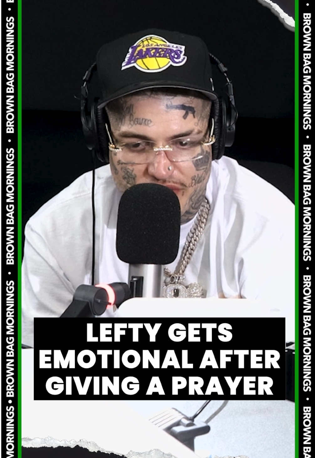 LEFTY ended today’s show with a powerful prayer 🙏🏼 🤍 Catch our full episode with LEFTY wherever you listen to podcasts🎙️🎧 @Brown Bag Mornings 
