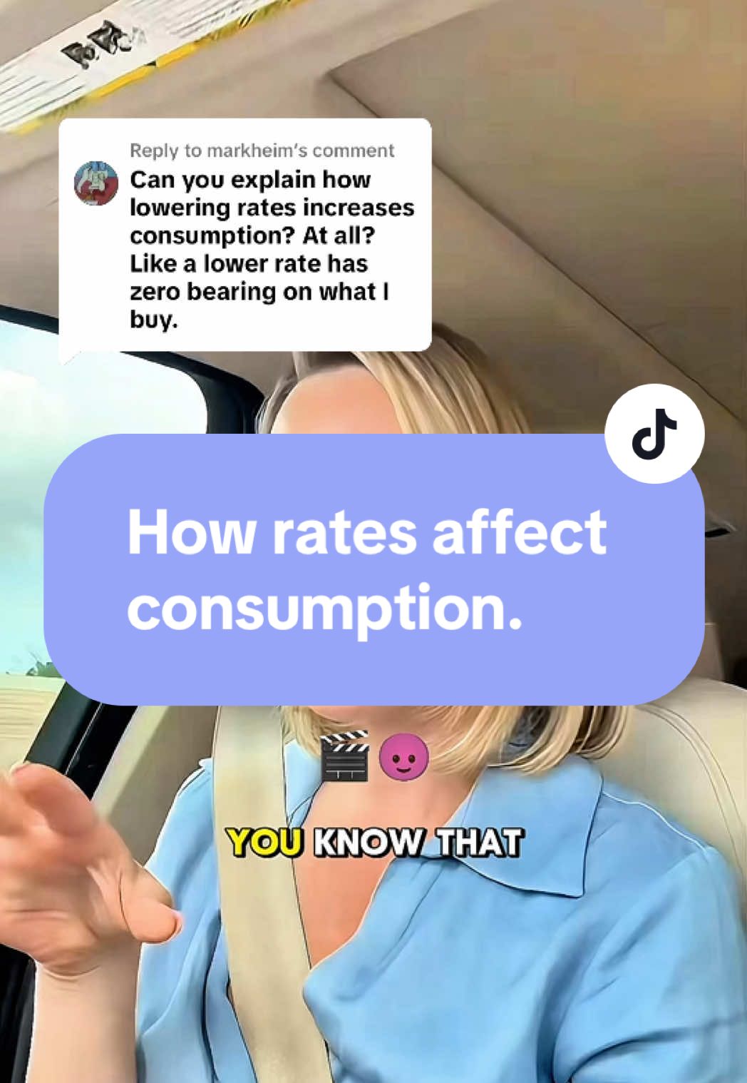 Replying to @markheim  Am I Meryl Streep in this analogy? Perhaps, Jerome Powell is.  Either way, interest rates affect you. Whether you like it or not. Might as well understand how interest rates, inflation, and the Fed’s action work and their affects on consumer behavior.  #interestratesexplained #stockmarketexplainedbywomen 