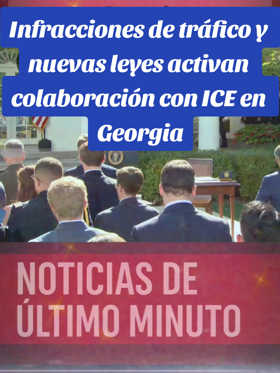 Tres normas (SB 1105, 287G y Lake & Riley Act) ponen a la policía local al servicio de ICE. 🚔 Una simple falta vial puede derivar en un proceso migratorio. #inmigración #Georgia #ICE #287G #TPS #deportación #fyp #parati 