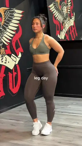 leg day workout 🤎