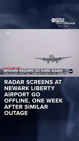 Radar screens went black again at Newark Liberty Airport at 3:55 a.m. for about 90 seconds on Friday, the FAA said. Just last week a similar radar outage forced the airport to cancel and delay thousands of flights. Gio Benitez reports.