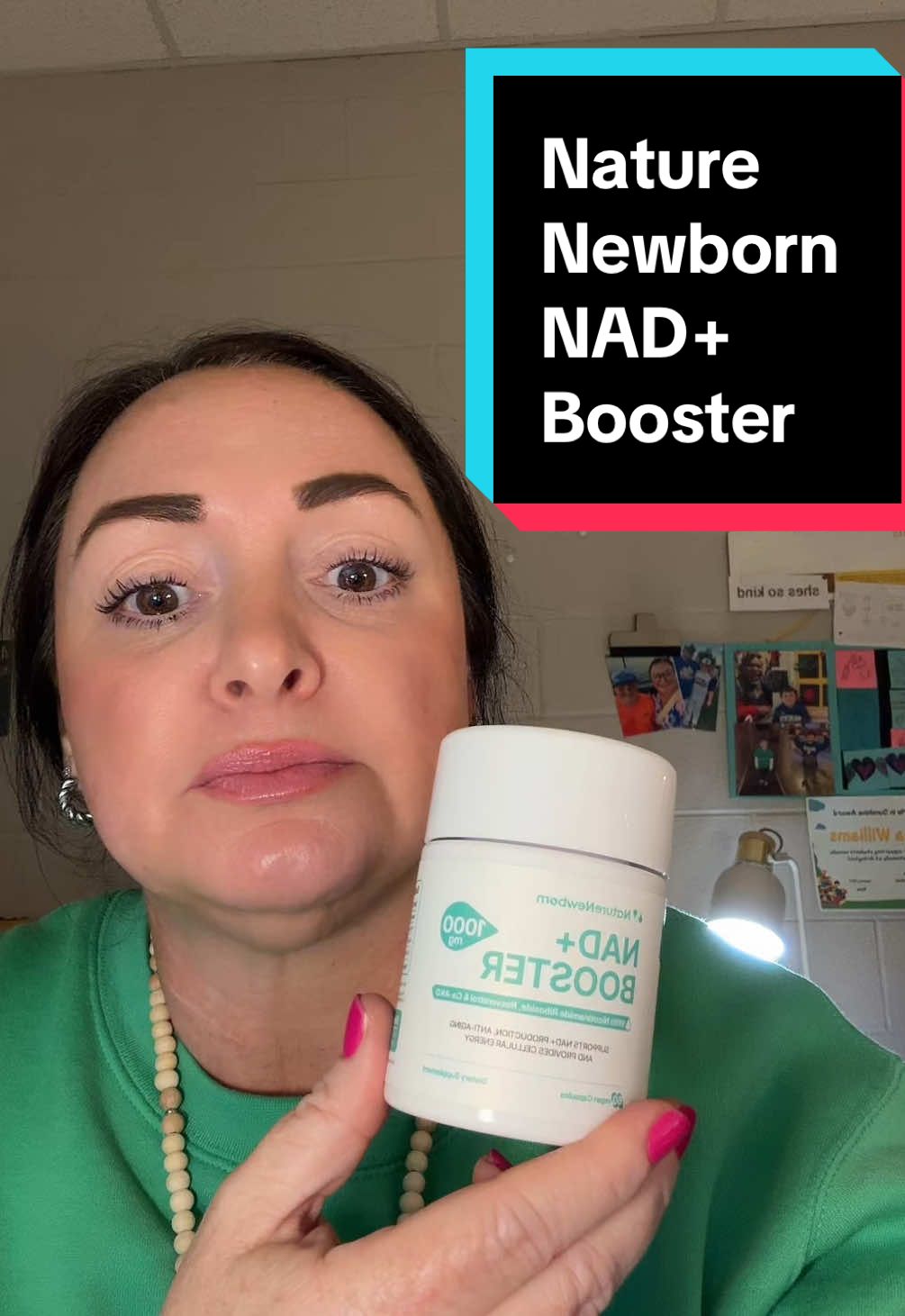 Do you use NAD+?? Let me know in the comments! Nature Newborn NAD+ Booster! One of my favorite supplements for my skin’s appearance and here! @Naturenewborn #healthyskin #youthfulskin #antiaging #aginginreverse #glowingskin #Lifestyle #beauty 
