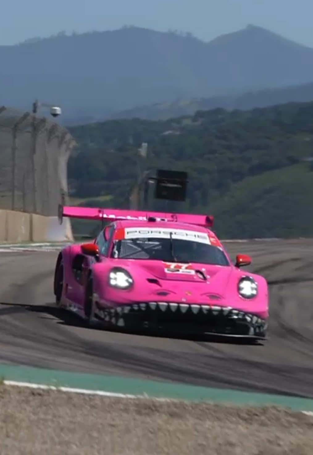 Roxy practicing with her Hot Wheels yesterday paid off as she recorded the fastest time at practice today for GTD Pro! #IMSA #motorsports #porsche911 