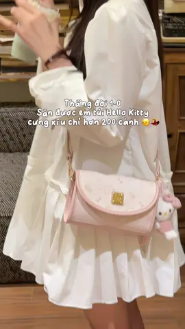 Thắng đời 1-0 hehe 🙂‍↔️ #túi #tuideocheo #hellokitty #xuhuong #embehan04 