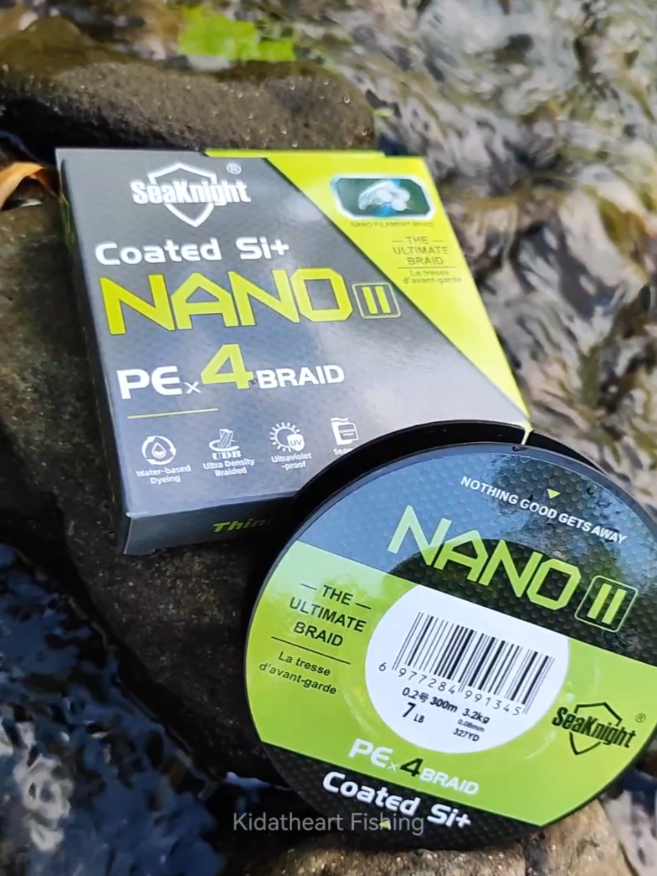 SeaKnight Nano II 4 Strand Braided Line #fishing #fyp #fishinglife 