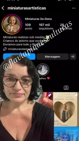 Atenção cuidado!!!  Golpe!! Páginas falsas se passando por mim! Centenas de pessoas estão caindo!!! NÃO TENHO SITE DE VENDAS! As Plataformas por mais que eu denuncie não derrubam as páginas! Orçamentos SOMENTE POR WHATSAPP #golpe #esculturas #miniaturas #flaviapinaesculturas 